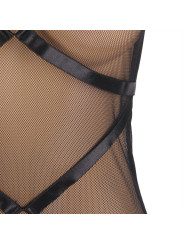 VESTIDO TRANSPARENTE SEXY NEGRO CUELLO HALTER S/M DE LA MARCA SUBBLIME DRESSES