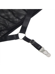 VESTIDO TRANSPARENTE SEXY NEGRO CUELLO HALTER S/M DE LA MARCA SUBBLIME DRESSES