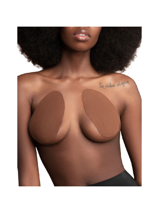 ELEVADOR DE PECHOS BYE BRA CON ALMOHADILLAS SATÉN BEIGE DE LA MARCA BYE BRA - PULL UPS
