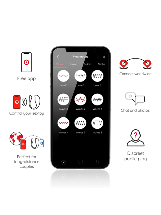HUEVO VIBRADOR ONINDER APP - SILENCIOSO Y POTENTE DE LA MARCA ONINDER