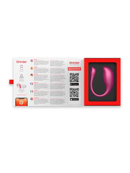 HUEVO VIBRADOR ONINDER APP - SILENCIOSO Y POTENTE DE LA MARCA ONINDER