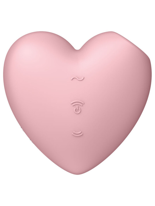SATISFYER CUTIE HEART VIBRADOR CLITORIS IMPERMEABLE DE LA MARCA SATISFYER AIR PULSE