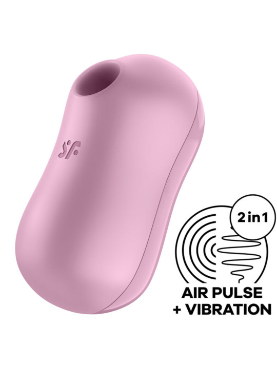 SATISFYER COTTON CANDY VIBRADOR CLITORIS AIR PULSE DE LA MARCA SATISFYER AIR PULSE