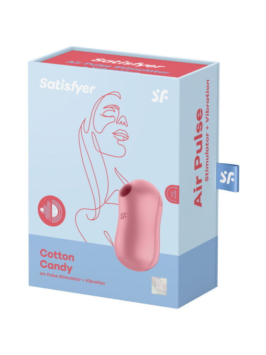 SATISFYER COTTON CANDY VIBRADOR CLITORIS AIR PULSE DE LA MARCA SATISFYER AIR PULSE