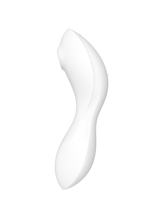 SATISFYER CURVY TRINITY 5+ - VIBRADOR 3 EN 1 CLÍTORIS Y PUNTO G DE LA MARCA SATISFYER CONNECT