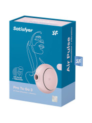SATISFYER PRO TO GO 3 VIBRADOR CLITORIS IMPERMEABLE DE LA MARCA SATISFYER AIR PULSE