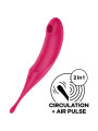 SATISFYER TWIRLING PRO VIBRADOR AIR-PULSE HÍBRIDO DE LA MARCA SATISFYER AIR PULSE