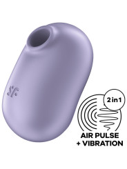 SATISFYER PRO TO GO 2 VIBRADOR DOBLE ESTIMULADOR CLITORIS DE LA MARCA SATISFYER AIR PULSE