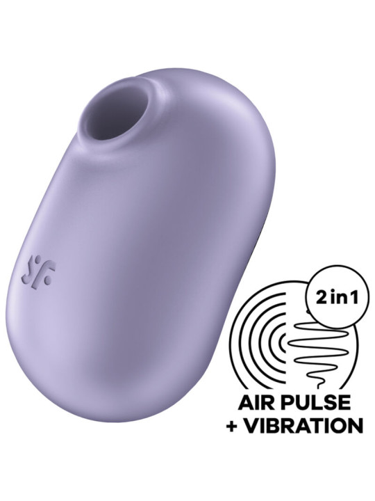SATISFYER PRO TO GO 2 VIBRADOR DOBLE ESTIMULADOR CLITORIS DE LA MARCA SATISFYER AIR PULSE