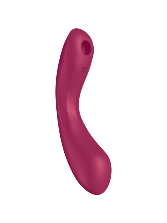 CURVE TRINITY 1 AIR PULSE VIBRADOR 3 EN 1 GRIS DE LA MARCA SATISFYER AIR PULSE