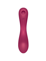 CURVE TRINITY 1 AIR PULSE VIBRADOR 3 EN 1 GRIS DE LA MARCA SATISFYER AIR PULSE
