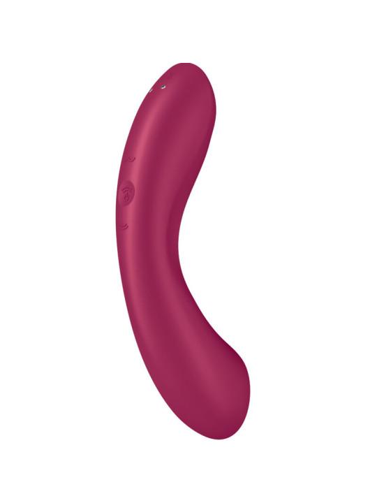 CURVE TRINITY 1 AIR PULSE VIBRADOR 3 EN 1 GRIS DE LA MARCA SATISFYER AIR PULSE