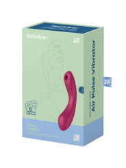 CURVE TRINITY 1 AIR PULSE VIBRADOR 3 EN 1 GRIS DE LA MARCA SATISFYER AIR PULSE