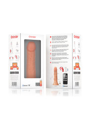 DILDO VIBRADOR BOGOTÁ 20 CM - SILICONA - APP CONTROL DE LA MARCA ONINDER