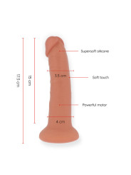 DILDO VIBRADOR BOGOTÁ 17.5 CM - SILICONA - APP CONTROL DE LA MARCA ONINDER