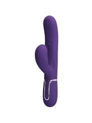VIBRADOR PUNTO G PERLITA 3 EN 1 MULTIFUNCIÓN MORADO DE LA MARCA PRETTY LOVE FLIRTATION