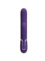 VIBRADOR PUNTO G PERLITA 3 EN 1 MULTIFUNCIÓN MORADO DE LA MARCA PRETTY LOVE FLIRTATION