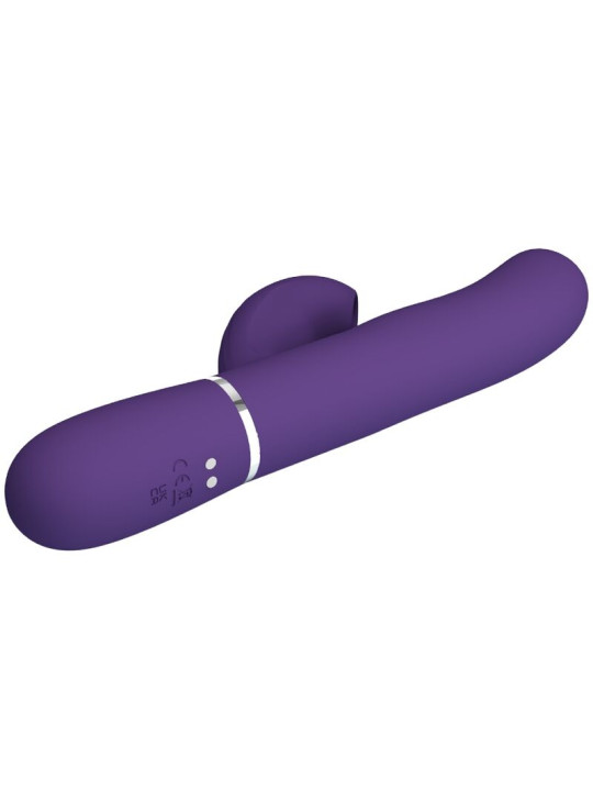 VIBRADOR PUNTO G PERLITA 3 EN 1 MULTIFUNCIÓN MORADO DE LA MARCA PRETTY LOVE FLIRTATION