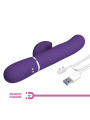 VIBRADOR PUNTO G PERLITA 3 EN 1 MULTIFUNCIÓN MORADO DE LA MARCA PRETTY LOVE FLIRTATION