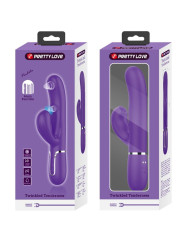 VIBRADOR PUNTO G PERLITA 3 EN 1 MULTIFUNCIÓN MORADO DE LA MARCA PRETTY LOVE FLIRTATION