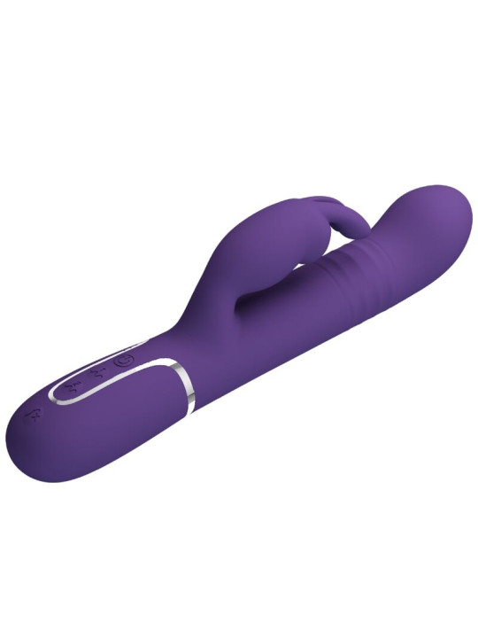 VIBRADOR RABBIT 4 EN 1 CON 7 FUNCIONES MORADO DE LA MARCA PRETTY LOVE FLIRTATION