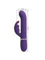 VIBRADOR RABBIT 4 EN 1 CON 7 FUNCIONES MORADO DE LA MARCA PRETTY LOVE FLIRTATION
