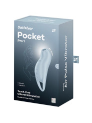 SATISFYER POCKET PRO 1 VIBRADOR CLITORIS ONDAS PRESIÓN DE LA MARCA SATISFYER AIR PULSE
