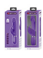 VIBRADOR RABBIT 3 EN 1 RECARGABLE CON LENGUA Y FUNCIONES MÚLTIPLES DE LA MARCA PRETTY LOVE FLIRTATION