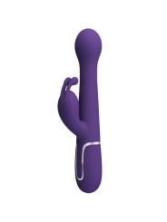 VIBRADOR RABBIT 3 EN 1 MULTIFUNCIÓN PLACER INTENSO MORADO DE LA MARCA PRETTY LOVE FLIRTATION