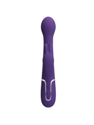 VIBRADOR RABBIT 3 EN 1 MULTIFUNCIÓN PLACER INTENSO MORADO DE LA MARCA PRETTY LOVE FLIRTATION
