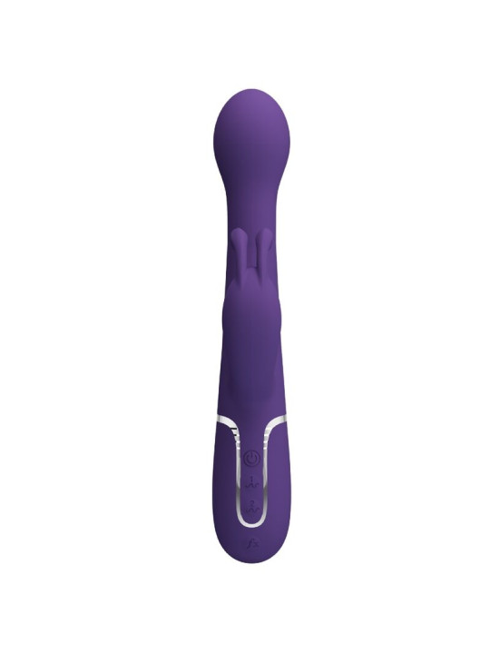 VIBRADOR RABBIT 3 EN 1 MULTIFUNCIÓN PLACER INTENSO MORADO DE LA MARCA PRETTY LOVE FLIRTATION