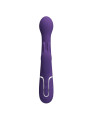 VIBRADOR RABBIT 3 EN 1 MULTIFUNCIÓN PLACER INTENSO MORADO DE LA MARCA PRETTY LOVE FLIRTATION