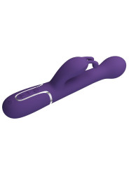 VIBRADOR RABBIT 3 EN 1 MULTIFUNCIÓN PLACER INTENSO MORADO DE LA MARCA PRETTY LOVE FLIRTATION