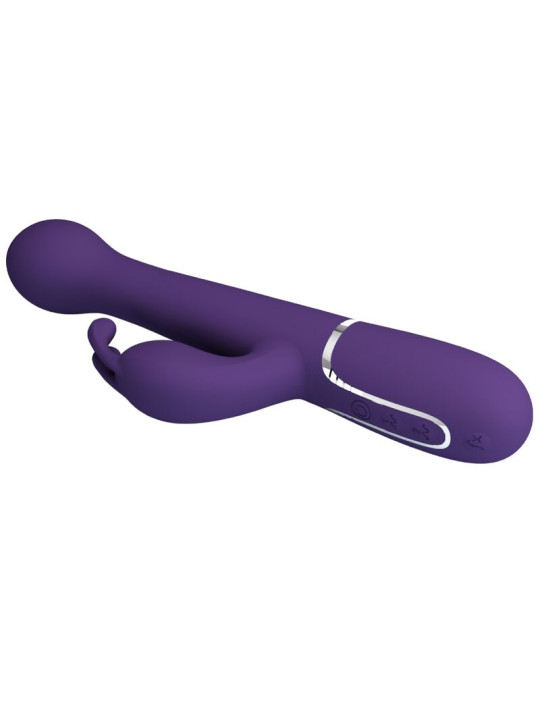 VIBRADOR RABBIT 3 EN 1 MULTIFUNCIÓN PLACER INTENSO MORADO DE LA MARCA PRETTY LOVE FLIRTATION