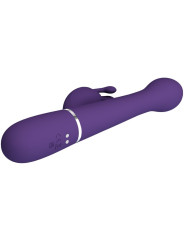 VIBRADOR RABBIT 3 EN 1 MULTIFUNCIÓN PLACER INTENSO MORADO DE LA MARCA PRETTY LOVE FLIRTATION