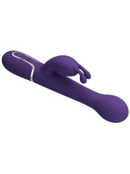 VIBRADOR RABBIT 3 EN 1 MULTIFUNCIÓN PLACER INTENSO MORADO DE LA MARCA PRETTY LOVE FLIRTATION