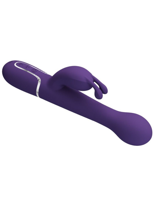 VIBRADOR RABBIT 3 EN 1 MULTIFUNCIÓN PLACER INTENSO MORADO DE LA MARCA PRETTY LOVE FLIRTATION