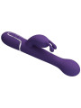 VIBRADOR RABBIT 3 EN 1 MULTIFUNCIÓN PLACER INTENSO MORADO DE LA MARCA PRETTY LOVE FLIRTATION