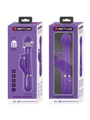 VIBRADOR RABBIT 3 EN 1 MULTIFUNCIÓN PLACER INTENSO MORADO DE LA MARCA PRETTY LOVE FLIRTATION