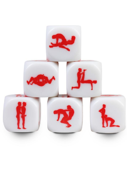 DADOS KAMASUTRA GAY 25 MM PARA POSTURAS SEXUALES DE LA MARCA SECRETPLAY 100% GAMES
