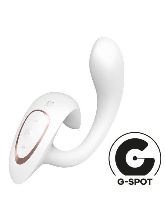 VIBRADOR RABBIT SATISFYER G FOR GODDESS 1 BLANCO DE LA MARCA SATISFYER VIBRATOR