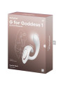 VIBRADOR RABBIT SATISFYER G FOR GODDESS 1 BLANCO DE LA MARCA SATISFYER VIBRATOR