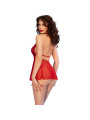 BABYDOLL Y TANGA DE ENCAJE NEGRO S - CHILIROSE DE LA MARCA CHILIROSE BABYDOLLS