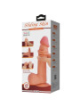 DILDO REALÍSTICO CON VENTOSA Y PIEL DESLIZANTE MULATO 23.4 CM DE LA MARCA PRETTY LOVE HIGH GRADE
