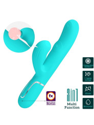 VIBRADOR RABBIT PUNTO G 7 MODOS SILICONA IMPERMEABLE DE LA MARCA PRETTY LOVE FLIRTATION