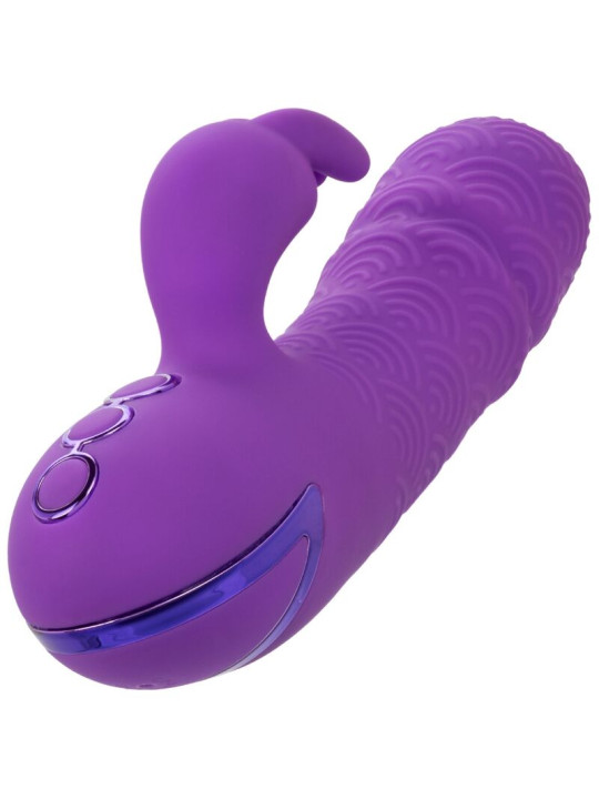 VIBRADOR RABBIT DUAL MANHATTAN BEACH MARVEL MORADO DE LA MARCA CALEXOTICS