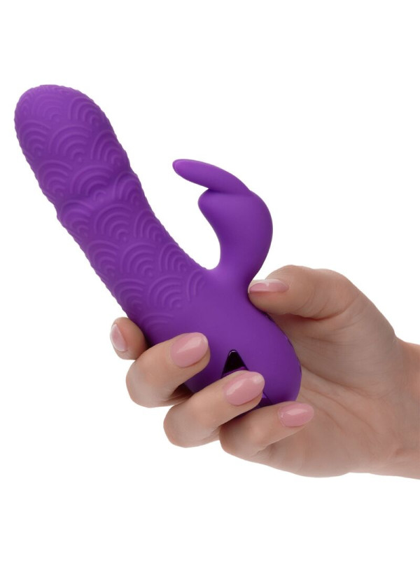 VIBRADOR RABBIT DUAL MANHATTAN BEACH MARVEL MORADO DE LA MARCA CALEXOTICS