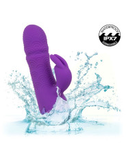 VIBRADOR RABBIT DUAL MANHATTAN BEACH MARVEL MORADO DE LA MARCA CALEXOTICS