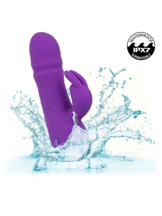 VIBRADOR RABBIT DUAL MANHATTAN BEACH MARVEL MORADO DE LA MARCA CALEXOTICS
