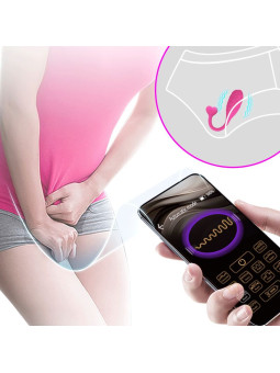 HUEVO VIBRADOR APP CONTROL SILICONA 12 MODOS DE LA MARCA PRETTY LOVE SMART